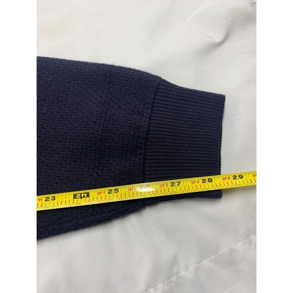 Tommy John Sweater Jogger Pants Womens Size L Navy Blue Winter Lounge Textured - Picture 6 of 10